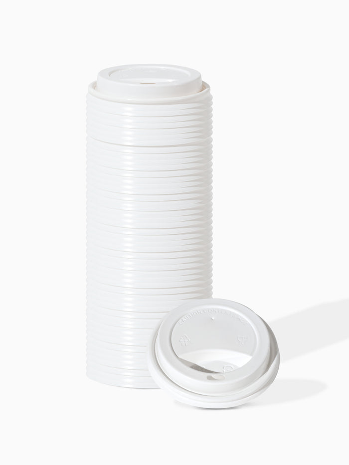 GO Sip 80mm Lids for Paper Cups - Bulk - 1000/Case