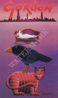 Gordon, Chicago 1980s Menu Art