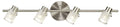 GW7043N4SN 4 Light Wall Light in Satin Nickel