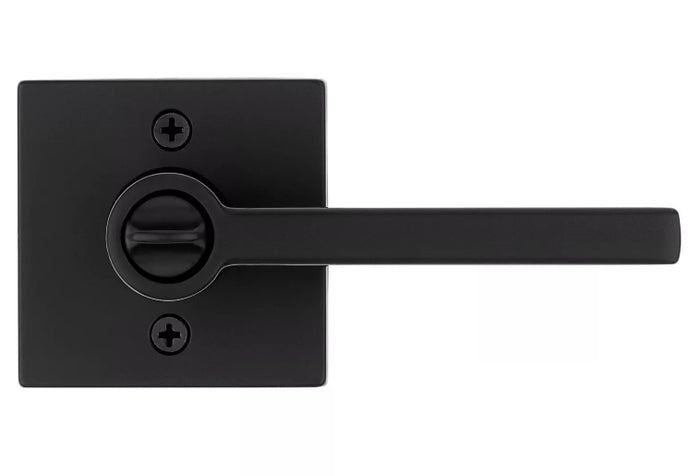 Halifax Keyed Lever Entry in Matt Black