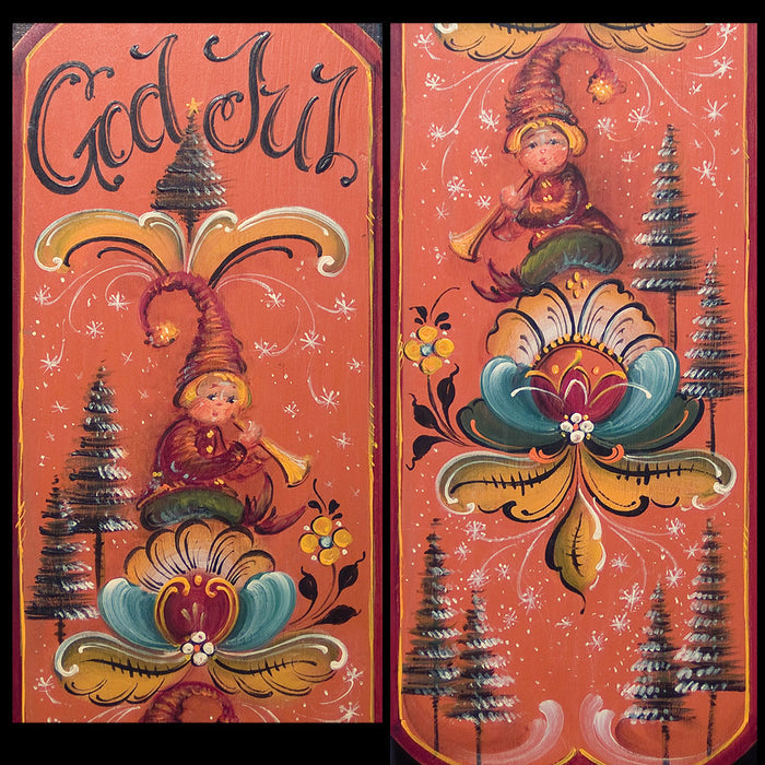 Hallingdal Rosemaling Sled - JP3235