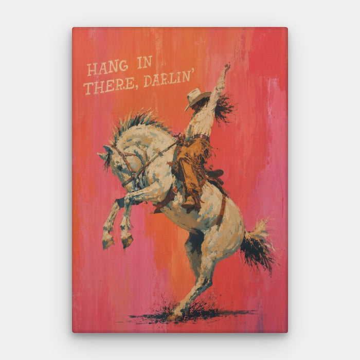 Hang In There Canvas — Canvas Vertical #01