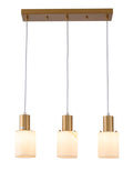 Hanging 3-Light #T-20220CGD -Gold