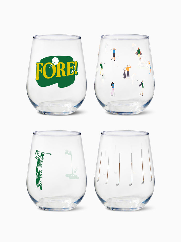 Hole in One - RESERVE 16oz Stemless Wine Tritan™ Copolyester Glass