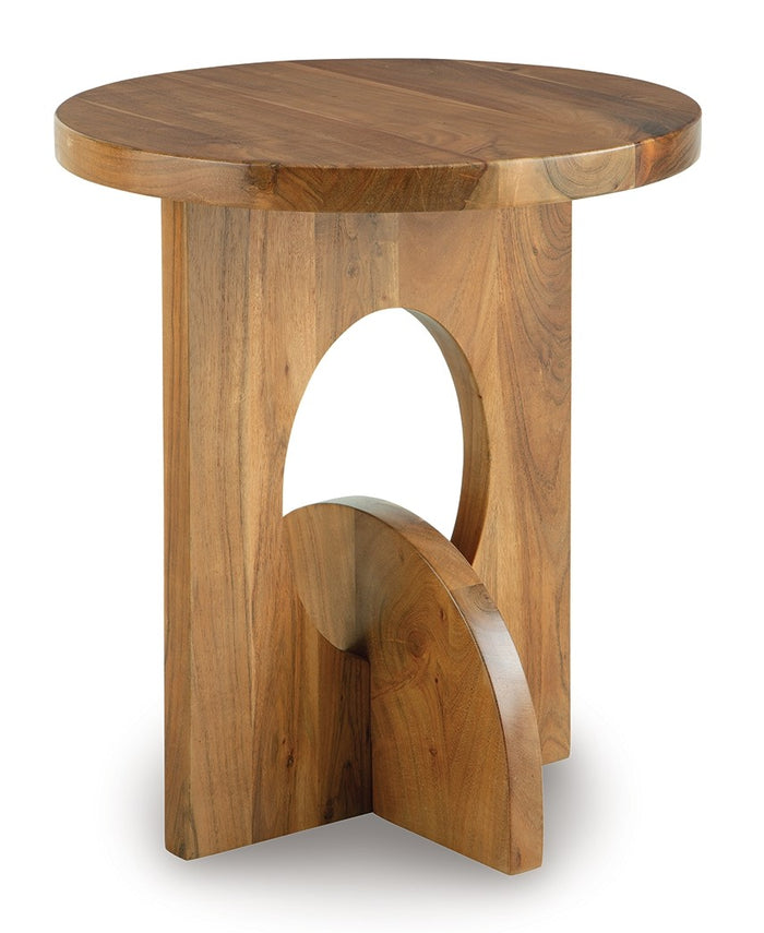 Hollbourne Accent Table in Brown
