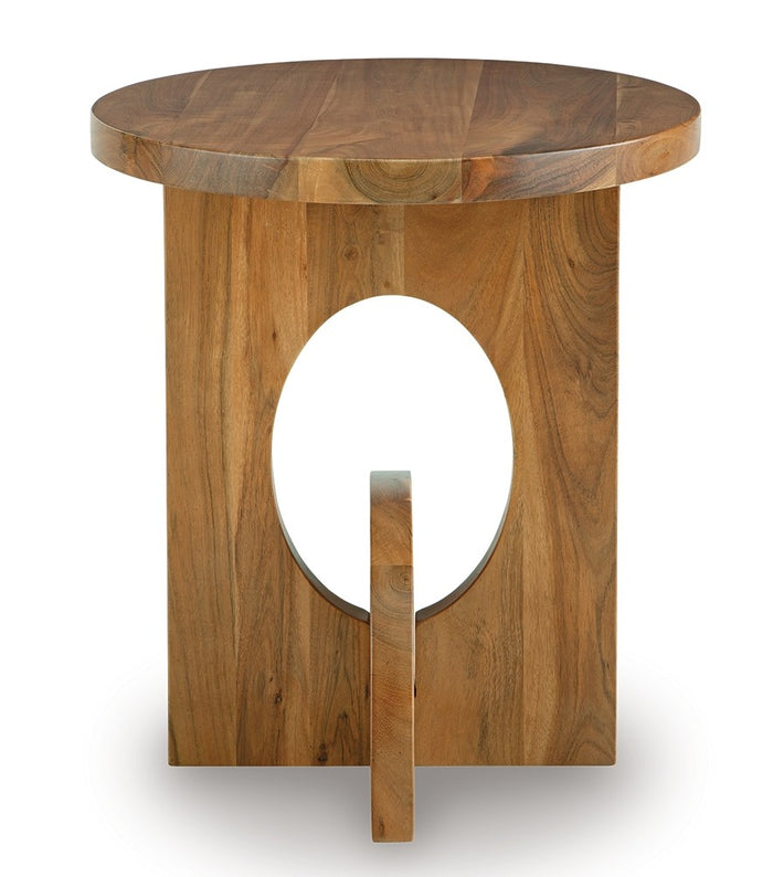 Hollbourne Accent Table in Brown