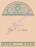 Hotel Cleveland, Cleveland 1919 Menu Art