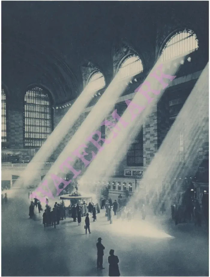 Hotel Lexington, New York 1938 Grand Central Menu Art