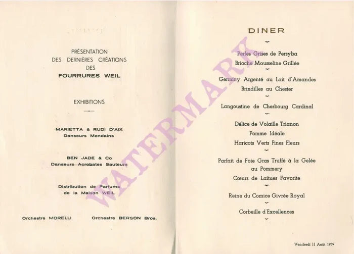 Hotels Splendide - Royal - Excelsior, Aix-les-Bains, France 1939