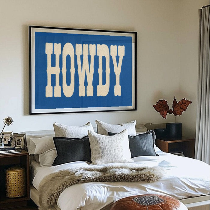 Howdy — Art Print Horizontal #02