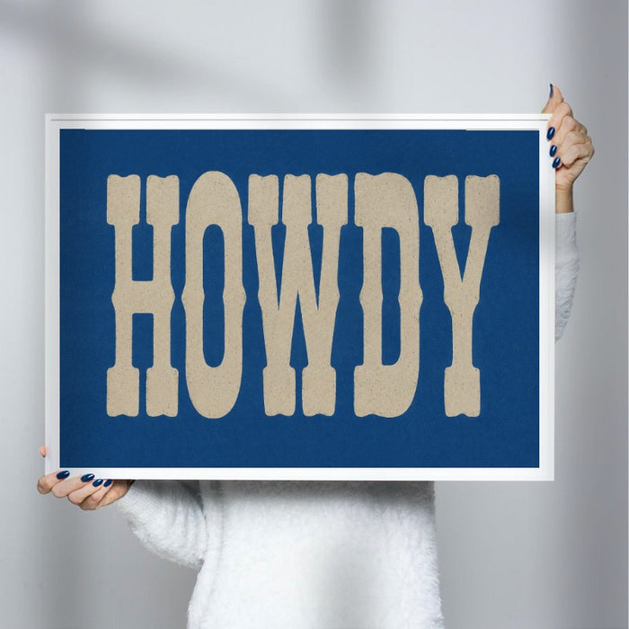 Howdy — Art Print Horizontal #03
