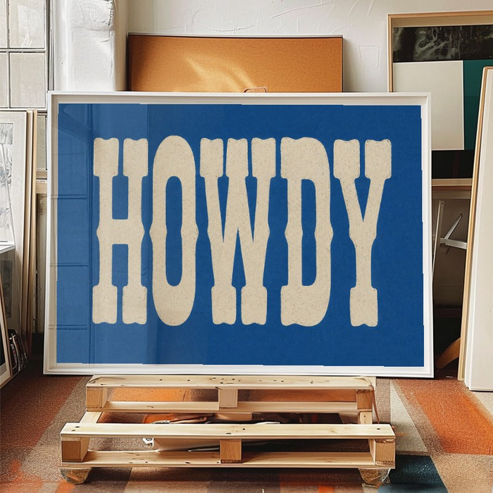 Howdy — Art Print Horizontal #04