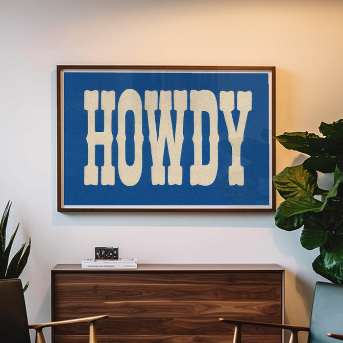 Howdy — Art Print Horizontal #05