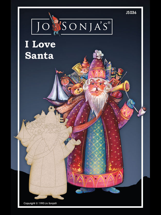 I Love Santa Ornament - JS036