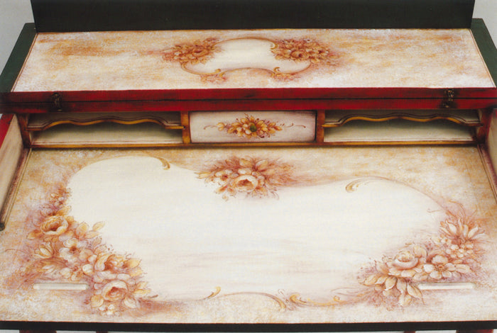 Iridescent Red Desk - JP1057