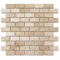 Ivory Premium 12x12" Travertine Mosaic