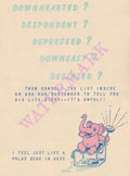 Jamaica Arms, Kingston, Jamaica 1968 Menu Art