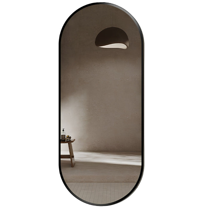 #KH-50183 Mirror Oval in Black