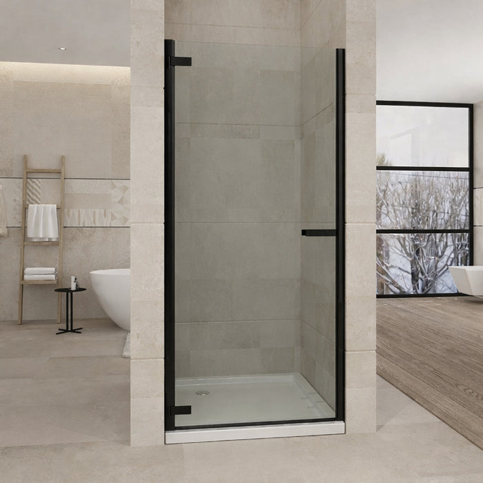 KU927 Shower Screen in Matt Black