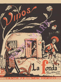 La Fonda (Fred Harvey) Santa Fe 1950s Vintage Americana Menus