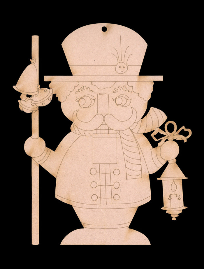 Lamp Lighter Nutcracker Ornament - JK003