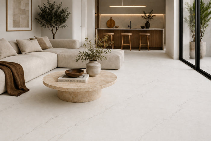 Le Blanc AC 23x23" Porcelain Floor Tile