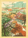 Le Canterbury Brussels, Birds by Jean Droit Menu Art 1990s