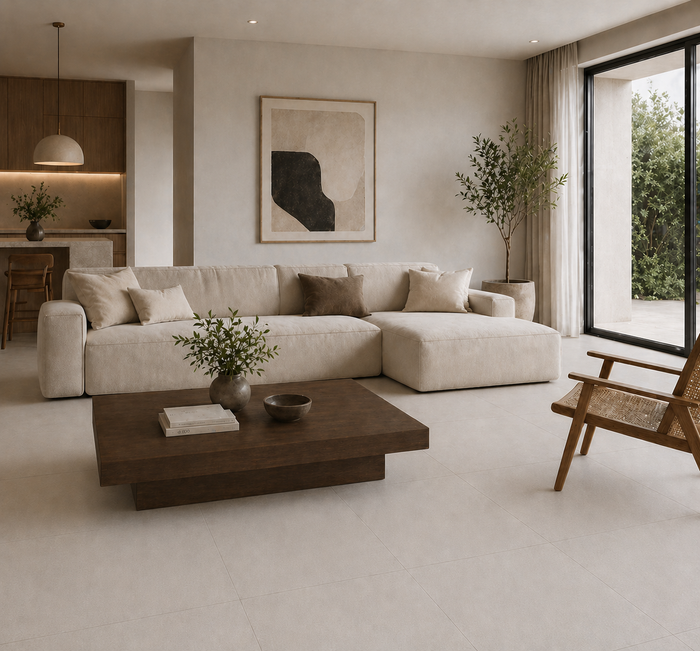 Limestone Sand MT 24x24" Porcelain Floor Tile