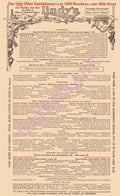 Lindy’s, New York 1930s Menu Art