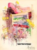Longchamps, New York 1965 Menu Art