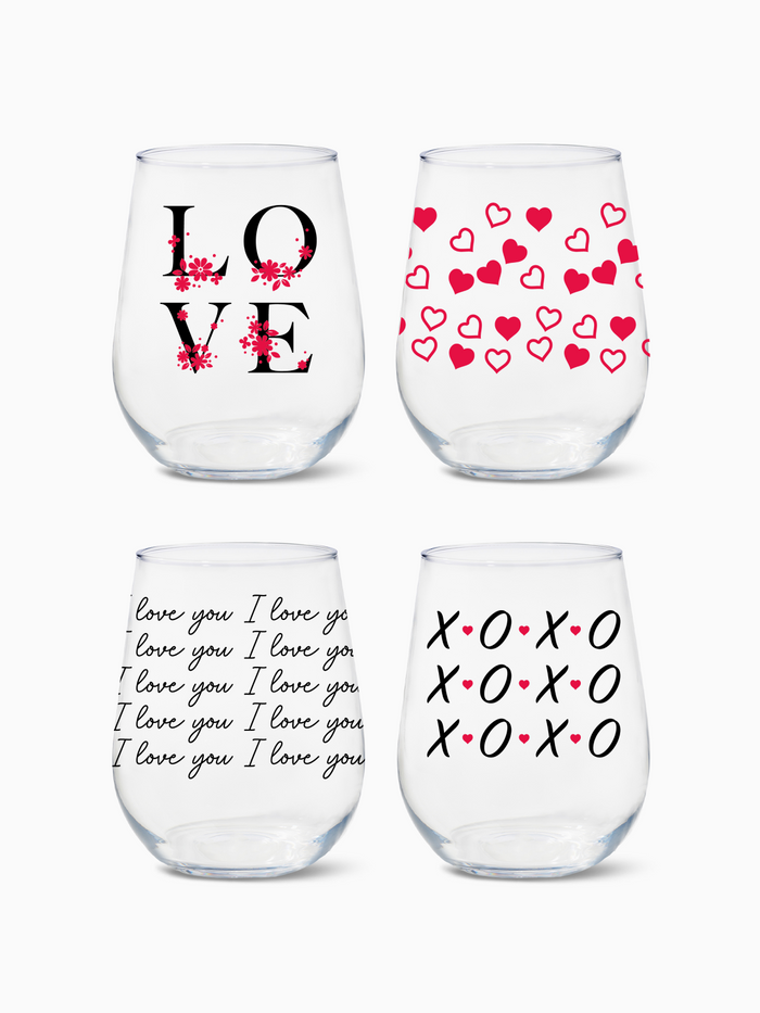 Love Wins- RESERVE 16oz Stemless Wine Tritan™ Copolyester Glass