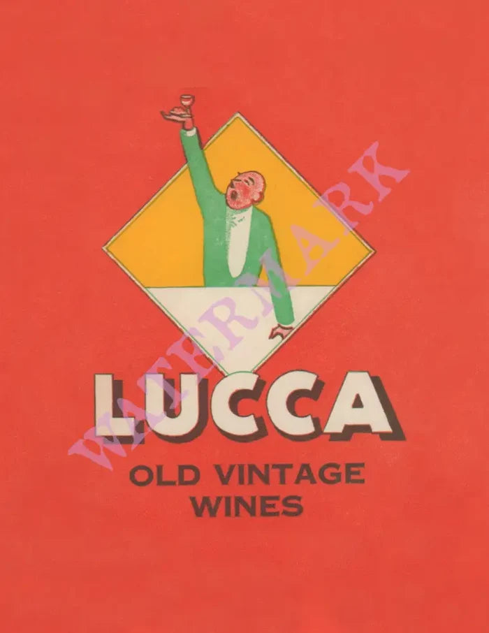 Lucca, Los Angeles & San Francisco 1930s Menu Art