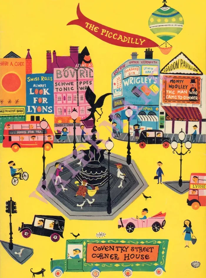 Lyons’ Corner House London 1960s Posters Prints & Visual Artwork