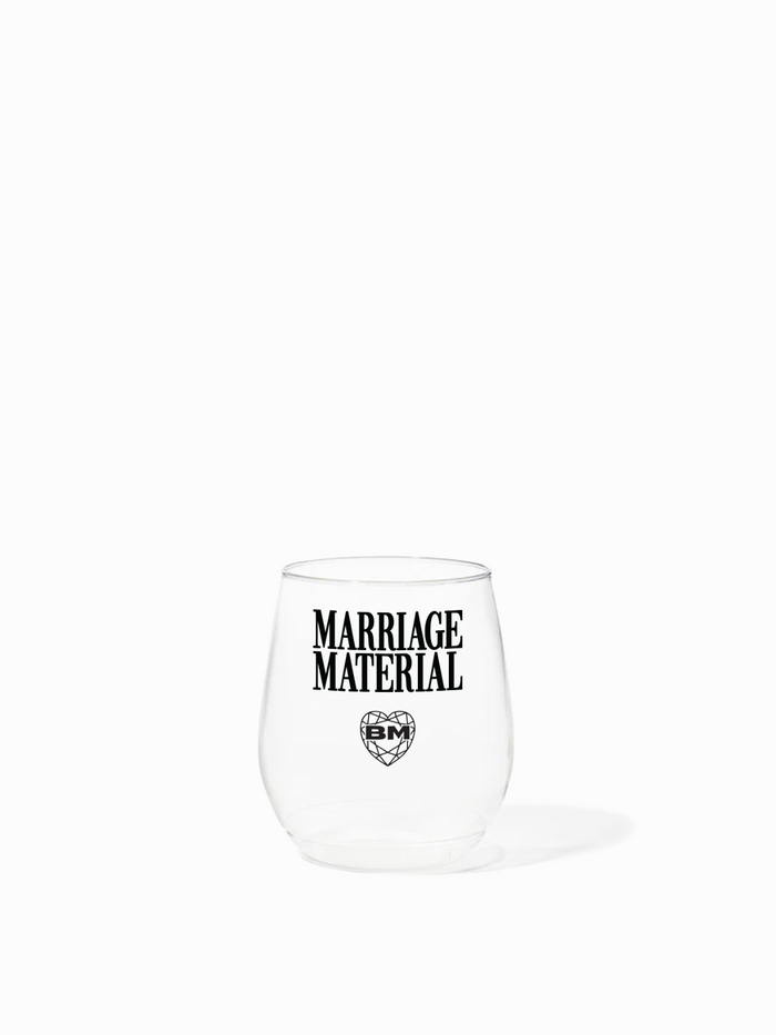 Marriage Material™ - TOSSWARE × BRIDEMERCH - POP 14oz Vino - Black