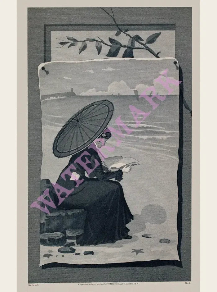 Masconomo House, Manchester-by the Sea, Massachusetts 1881 Menu Art