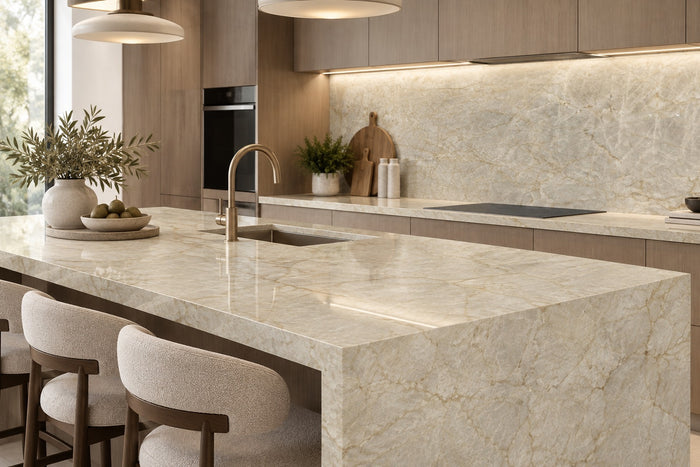 Matira (Taj Mahal) Quartzite Slab (Per Square Foot)