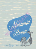 Mermaid Room, Park Sheraton International Hotel 1970 Menu Art