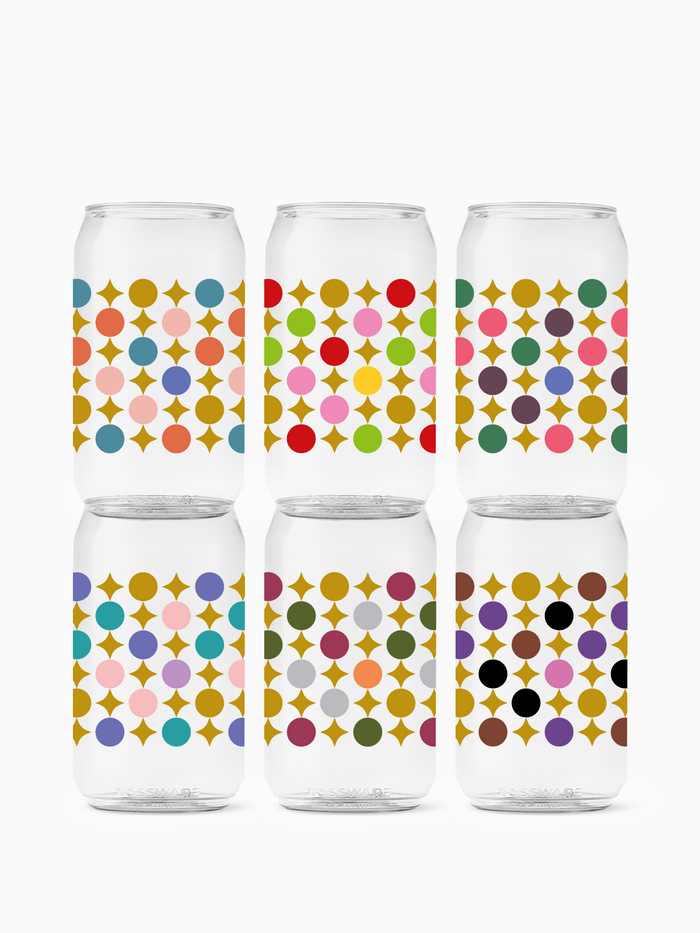 Mid-Century Modern Pattern - POP 12oz Can