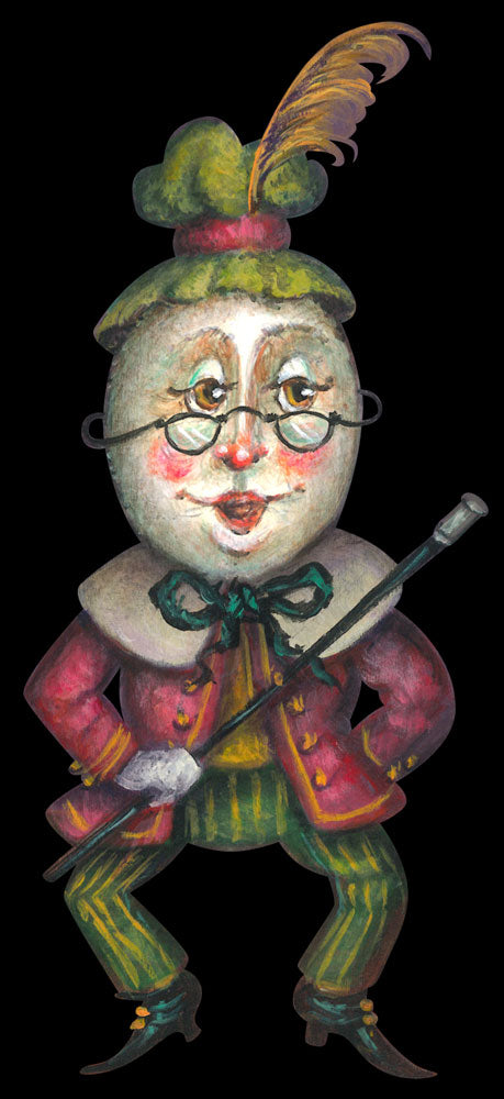 Mother Goose Ornament - Mother Goose & Humpty Dumpty - JF014