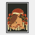 Mushroom Woman — Art Print Vertical #01