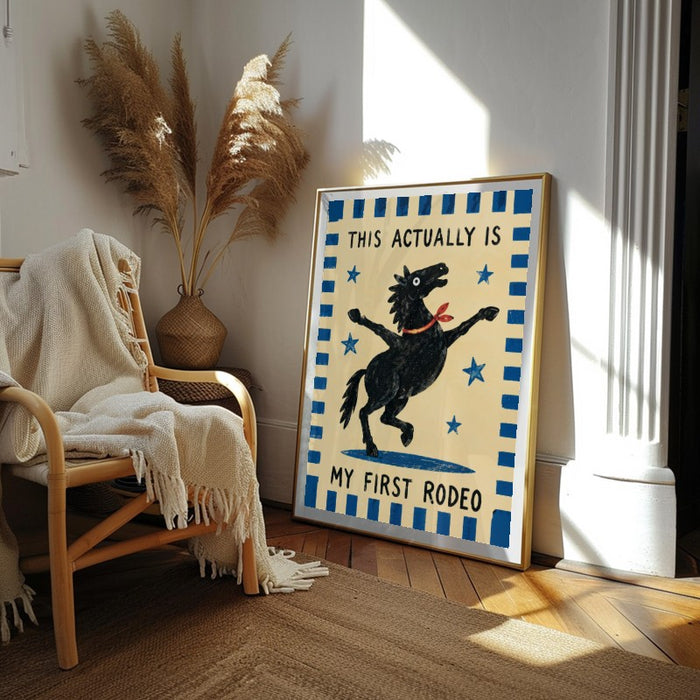 My First Rodeo — Art Print Vertical #02