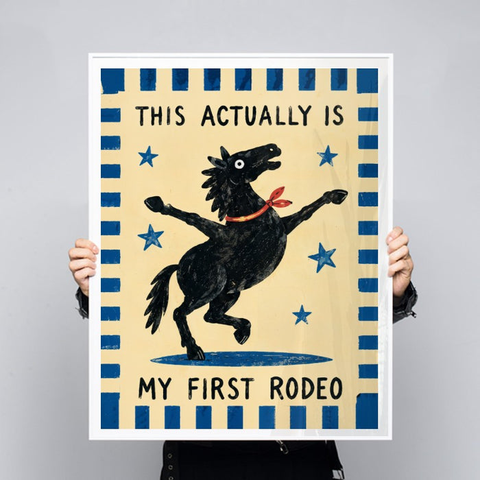 My First Rodeo — Art Print Vertical #03