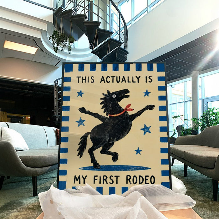 My First Rodeo — Art Print Vertical #04