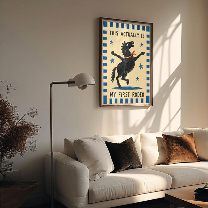 My First Rodeo — Art Print Vertical #05