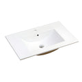 #MY13078 Cabinet Countertop Basin-1-Hole in White