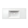 #MY13094 Cabinet Countertop Basin-1-Hole in White
