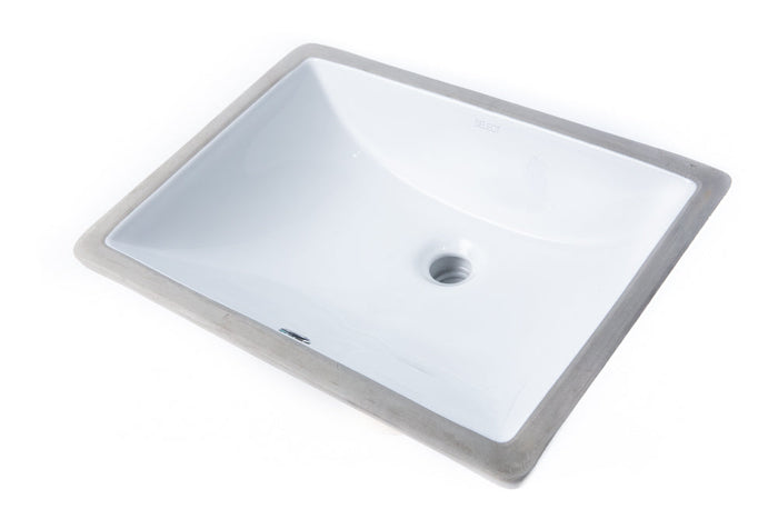 MY3906 Undermount Lavatory Basin in White