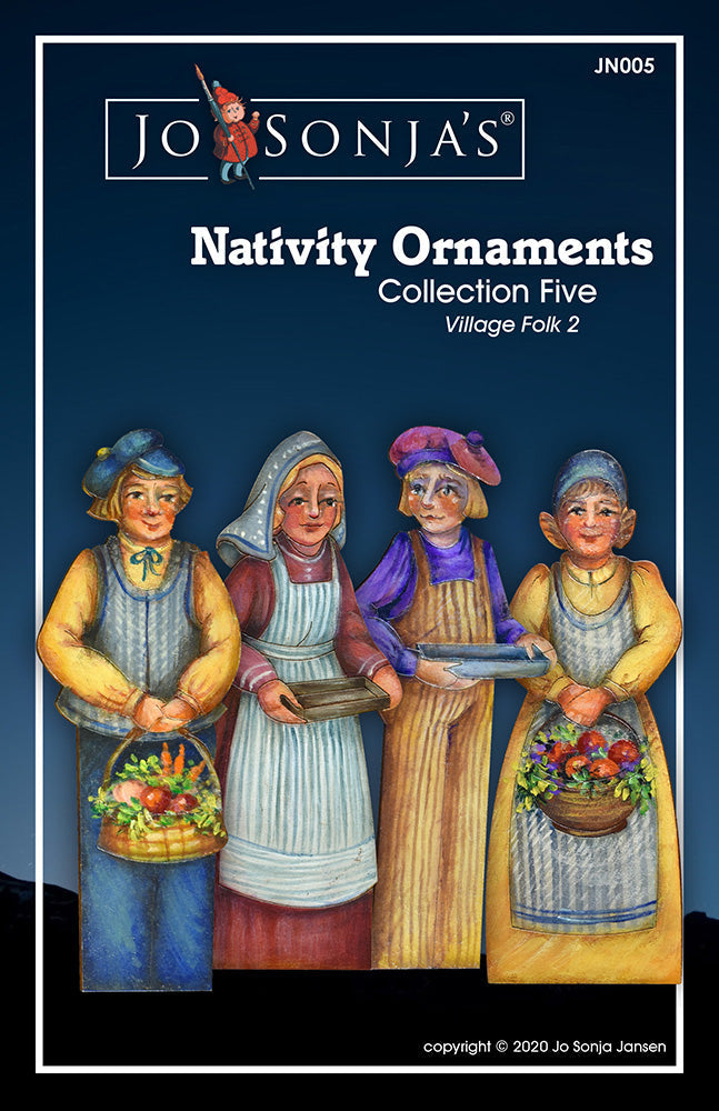 Nativity Ornaments - 5 collection bundle - FREE US Shipping