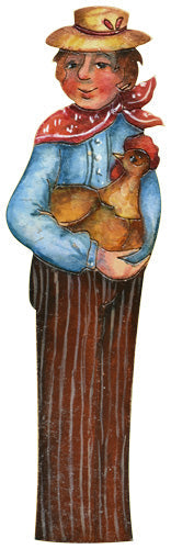 Nativity Ornaments - Collection Four - Village Folk 1 - JN004