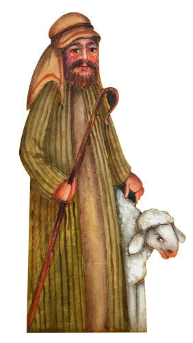 Nativity Ornaments - Collection Three - Shepherds & Cow - JN003